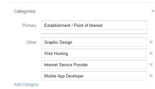Vermont SEO | Category Fields Map Maker Category Fields